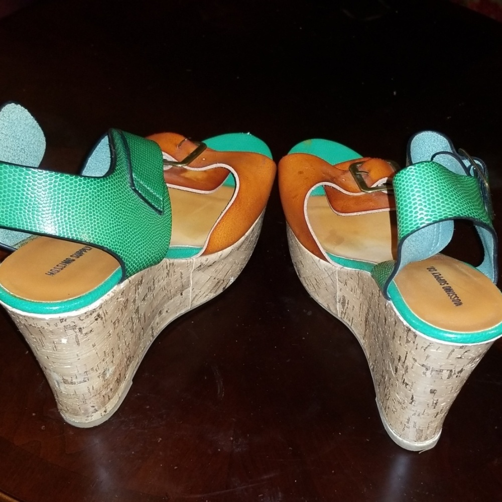 Green High heels